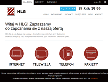 Tablet Screenshot of hlg.com.pl